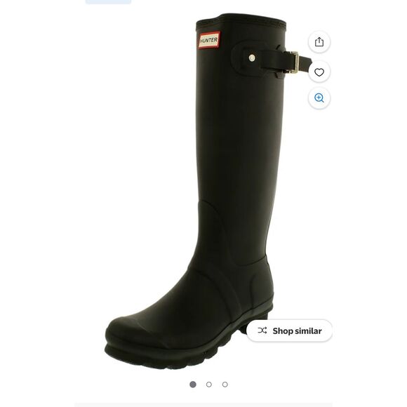 Hunter Original tall black boots - Picture 1 of 10